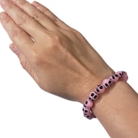 Image 1 of Pink Skull Bracelet  (Size Small)