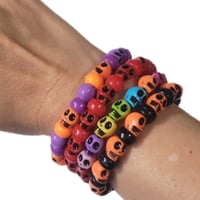 Image 2 of Skull Bracelet  (Size Small)
