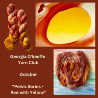 Image 1 of Georgia O'keeffe - OCTOBER- PRE-ORDER Skein Only