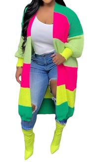 Image 4 of Color Block Sweater