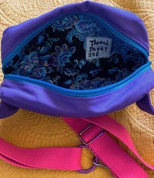Image of Purple Fanny Pack with Rat and Yarrow