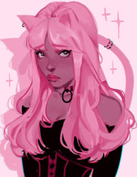 Penny Catgirl Print- PREORDER