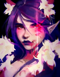 Demon Flower Girl Print- PREORDER