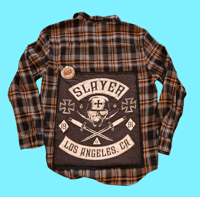 Image 1 of Slayer vintage band flannel size XL