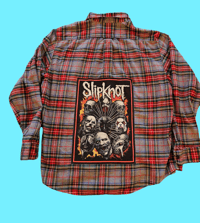 Image 1 of Slipknot band flannel size XL