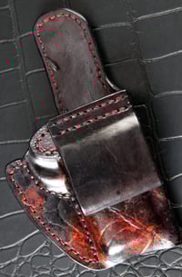 Image 2 of Alpha Foxtrot S15 IWB RAT dyed holster with loop.
