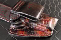 Image 3 of Alpha Foxtrot S15 IWB RAT dyed holster with loop.