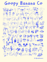 Image 3 of The Goopy Mini Poster 8.5x11