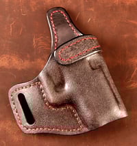 Image 1 of Glock 43/43X ruff out Black IWB holster.
