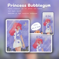 Princess Bubblegum Wallpaper for Phone/Tablet/Desktop/Digital Watch