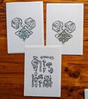 Hand-printed Cards