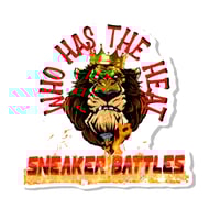 Image 1 of WHO HAS THE HEAT CUSTOM HAT PIN