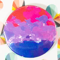 Image 1 of Painted Pride Flag Pinback Buttons
