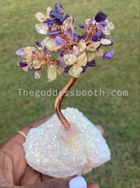 Image 2 of Gemstone Tree on Aura Quartz Base