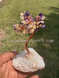 Image 3 of Gemstone Tree on Aura Quartz Base