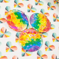Image 12 of Jelly Painted Pride Pinback Buttons
