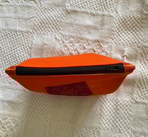 Image of Zip Wallet - Orange with Mystic Eye Patch