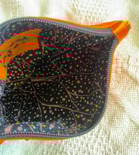 Image 5 of Zip Wallet - Orange with Mystic Eye Patch