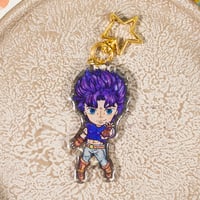 Image 3 of Bizarre Buff Adventure 2.5" Acrylic Keychains