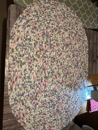 Image 1 of Lavender Oval Jelly Roll Rug