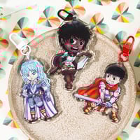 Image 1 of Cursed Swordsman 3" Acrylic Keychains