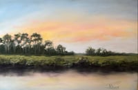 Crystal Springs At Sunset