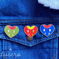 Image 1 of Heart of Steel Enamel Pins
