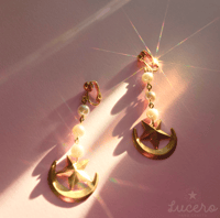 Image 3 of Moonlight Romance Earrings