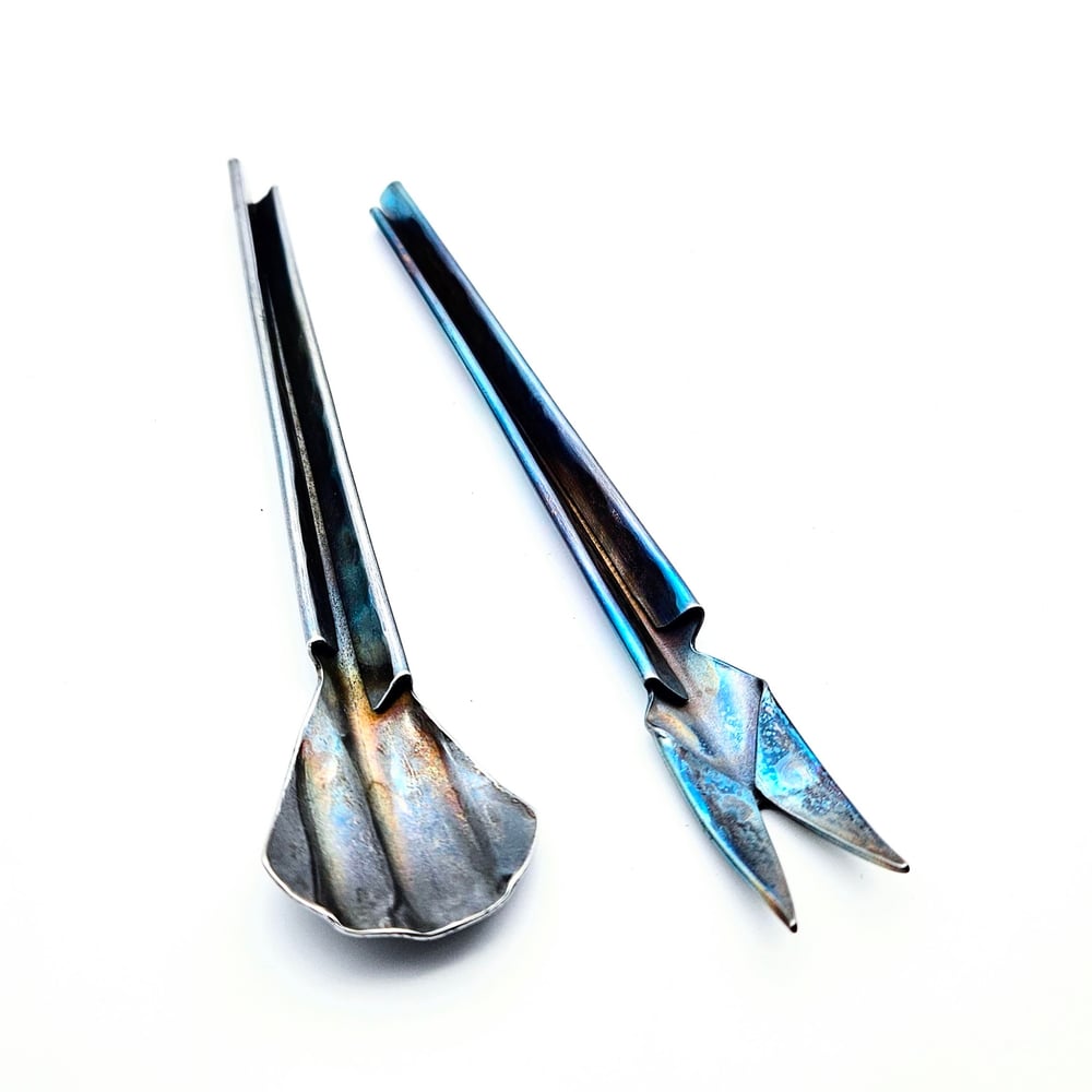 Image of Plica Tapa Spoon and Olive Fork