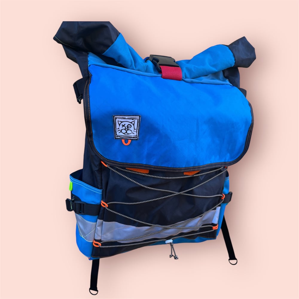 Image of Alley cat classic rolltop (blue) 46L