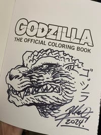 Image 2 of Godzilla Coloring Book WITH KAIJU SKETCH!