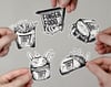 Finger Food Vinyl Sticker Pack