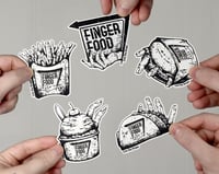 Image 1 of Finger Food Vinyl Sticker Pack