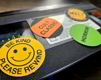 Image 6 of VHS Vinyl Sticker Set