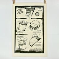 Finger Food 11x17 Screen Print