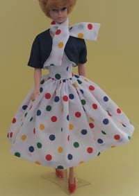 Image 2 of Barbie - Halinas of Chicago Polka Dot Outfit - Reproduction 