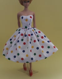 Image 4 of Barbie - Halinas of Chicago Polka Dot Outfit - Reproduction 