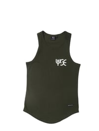 Image 1 of Army  green cotton tank top
