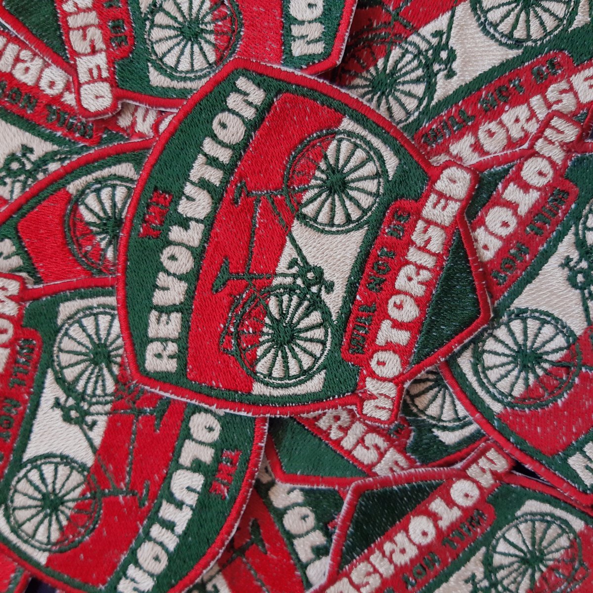 Bike Embroidered Patch