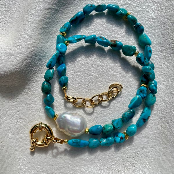 Image of Martine Turquoise Necklace