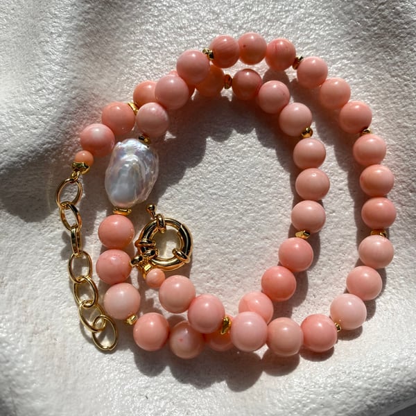 Image of Martine Coral Necklace