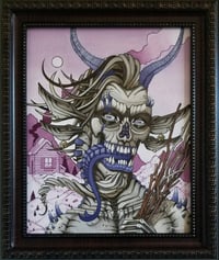Image 2 of Wicker Winter - Framed Original Oil
