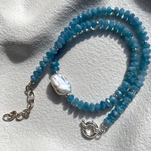 Image of Martine Aquamarine Necklace 