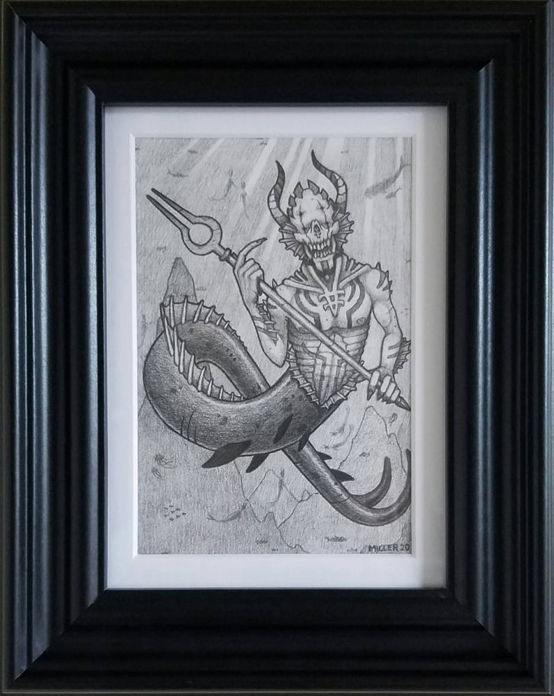 Image of Urcheen - Framed Original Graphite