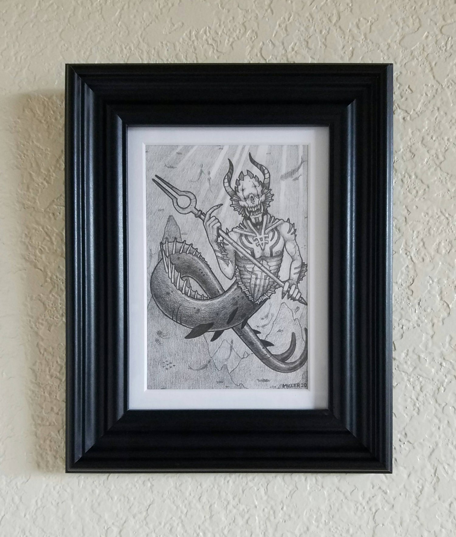 Image of Urcheen - Framed Original Graphite