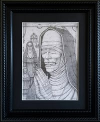 Image 2 of Unconsecrated Grounds - Framed Original Graphite