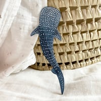 Image 2 of Whale Shark Leather Bookmark