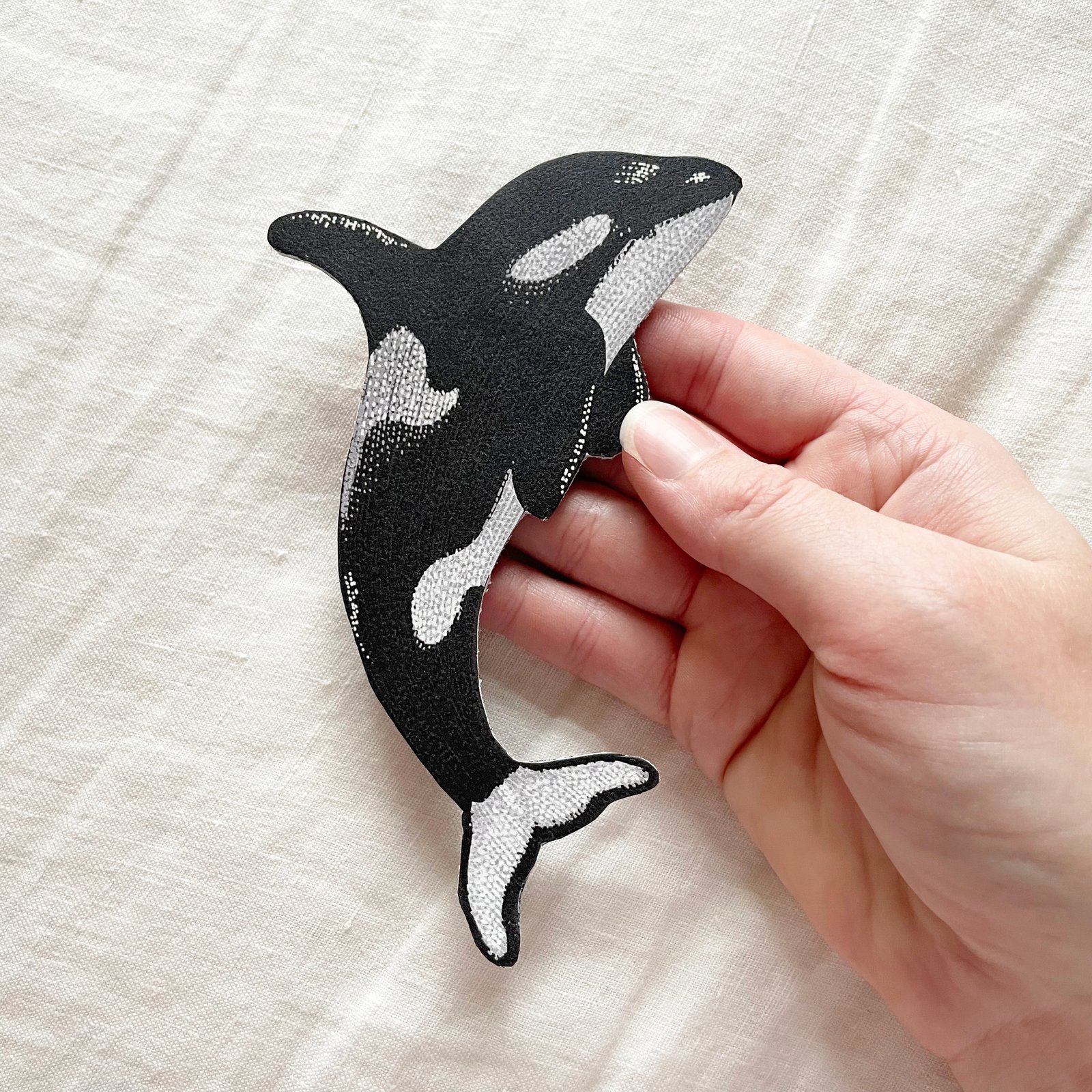Orca Leather Bookmark | Kelsey Emblow Illustration