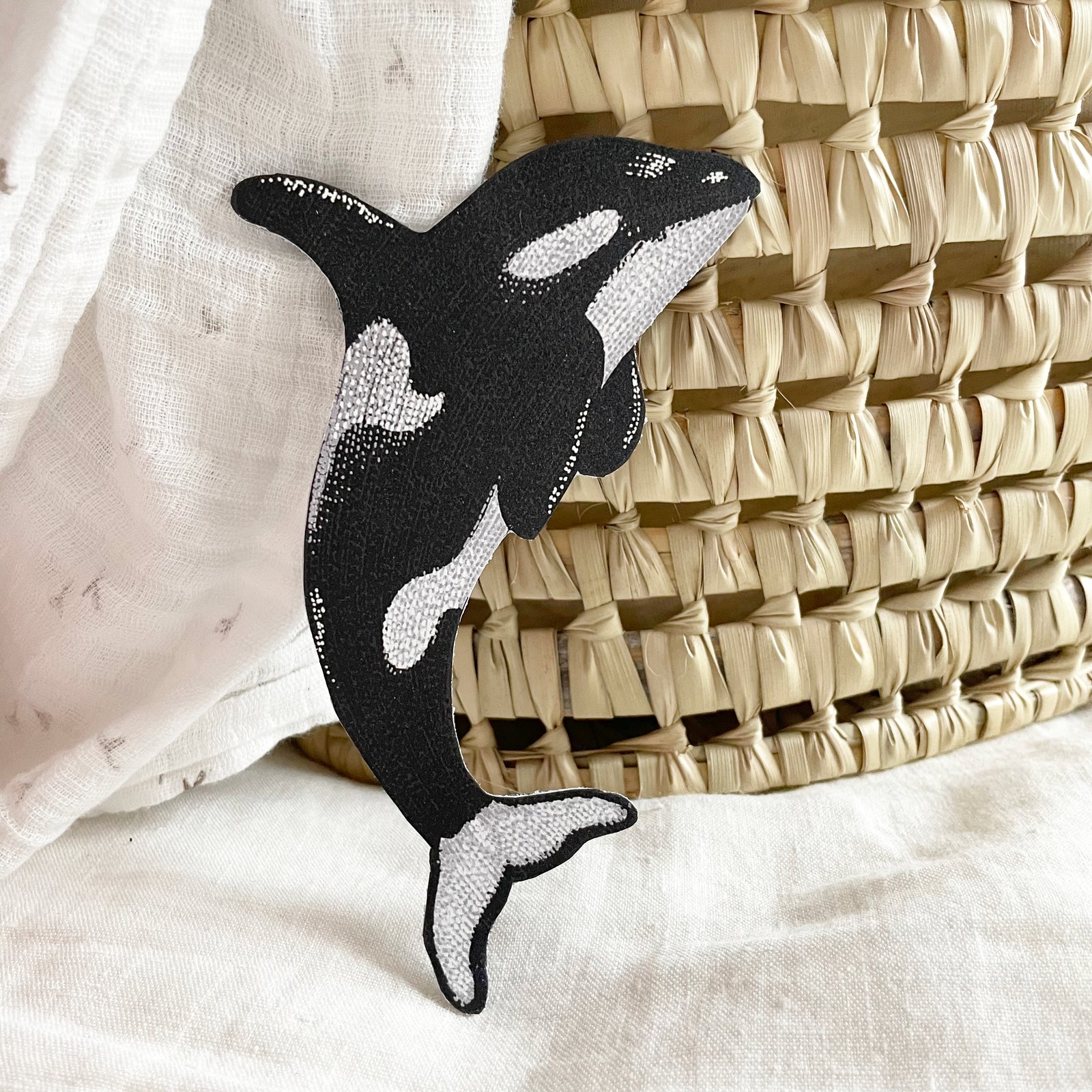 Orca Leather Bookmark | Kelsey Emblow Illustration