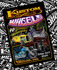 "KUSTOM WHEELS '24" OFFICIAL POSTER 